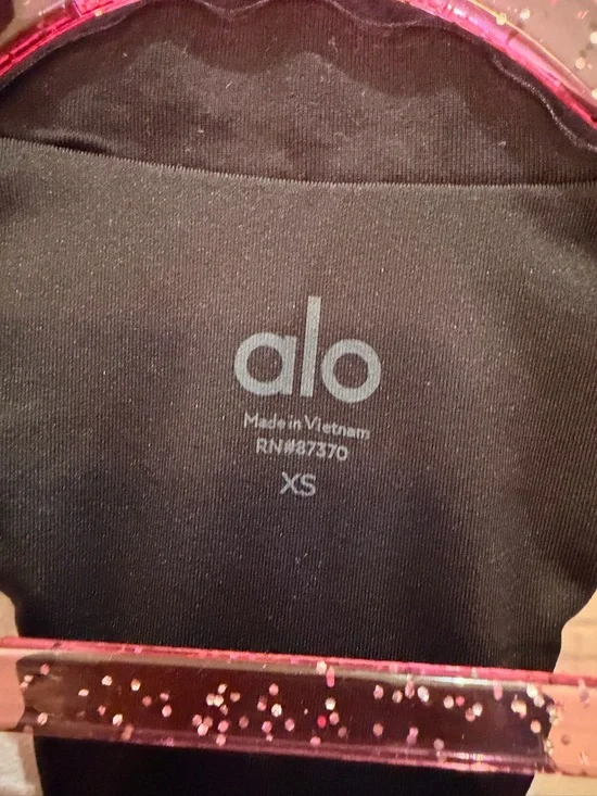 Alo Yoga Black Charmed Collar Bra Tank Size XS - Picture 5 of 5